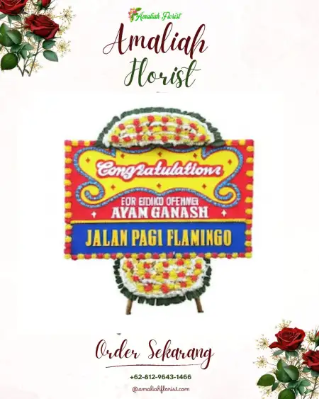 Sewa Papan Bunga Pingku